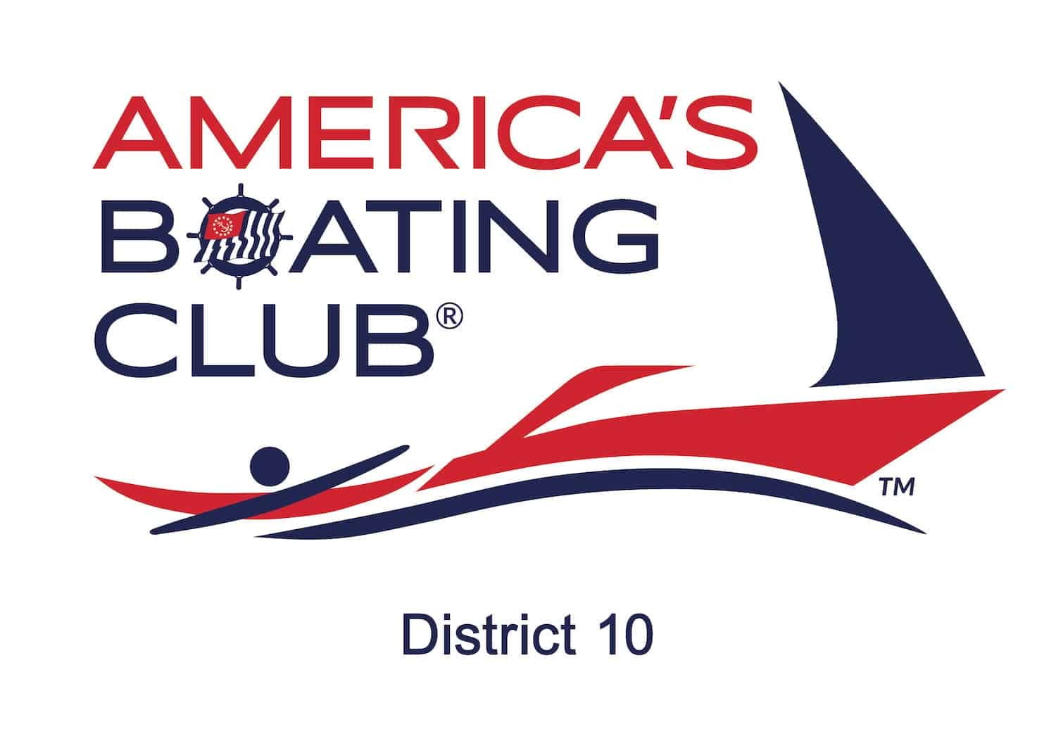 America's Boating Club District 10 Logo